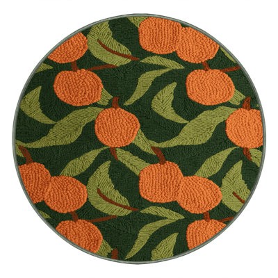 Washable Naranjilla Fruits Area Rug