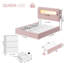 Ensemble de chambre à coucher rembourrée avec rangement 3 pièces-689216726-685321954