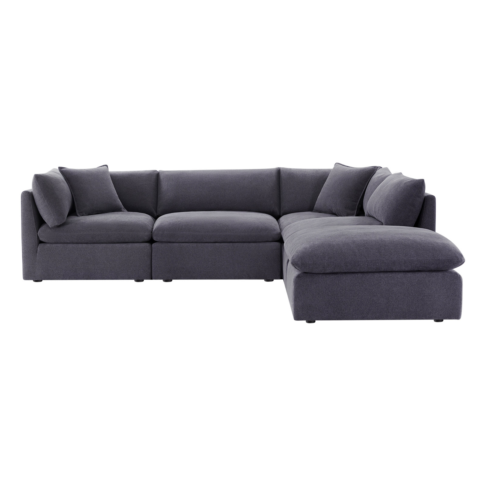 Annabella Modular Sectional, Willow Zinc Performance Chenille