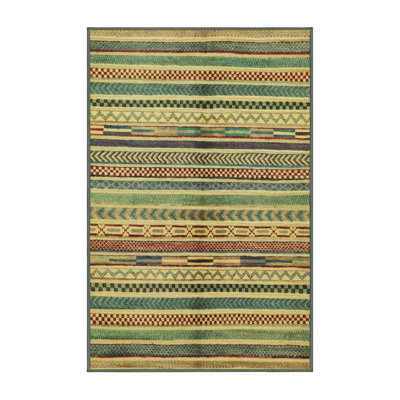 Tapis décoratif multicolore à motif abstrait