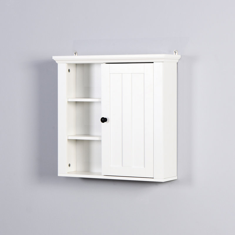 20.46x5.58x20 Inch Bathroom Cabinet With Door, White , Enticing Style, Waterproof , Easy Assembly, Adjustable Shelf, Ideal Over Toilet Storage For Bathroom, Office, Kitchen, Bedroom Alluring Design,