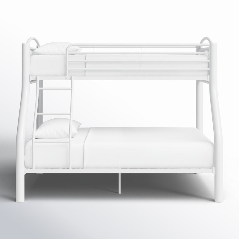 Malakai Kids Twin Over Full Bunk Bed, White