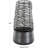 Wivina Metal Intertwined Wire Abstract Decorative Black Vase with Solid Matte Base-1610534709