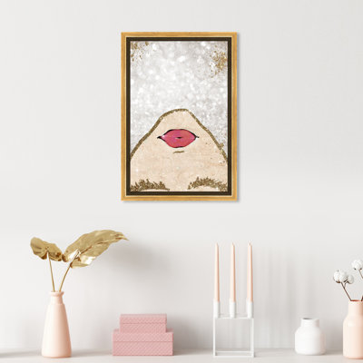 Sparkle Coveted Girl - Graphic Art Print on Canvas