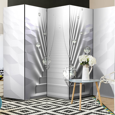 Carlsbourg Solid Wood Folding Room Divider