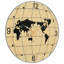 Solid + Manufactured Wood Wall Clock