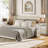3-drawer Mirrored End Table Set, No Assembly, Modern Narrow Sofa Side Table, Wood Nightstand Bedside Table