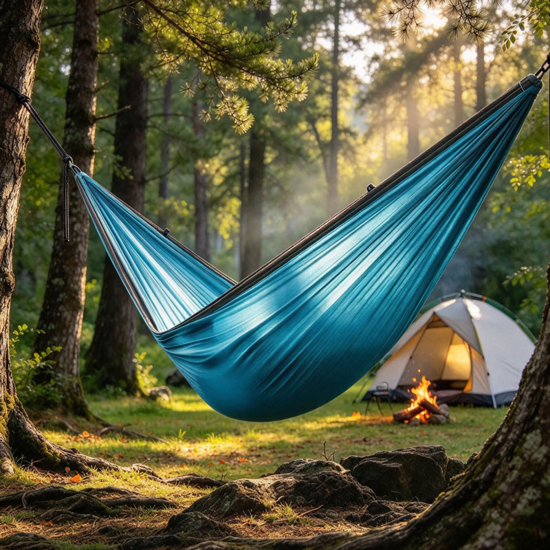Travel Camping Hammock 300 x 200 cm Outdoor Indoor Garden
