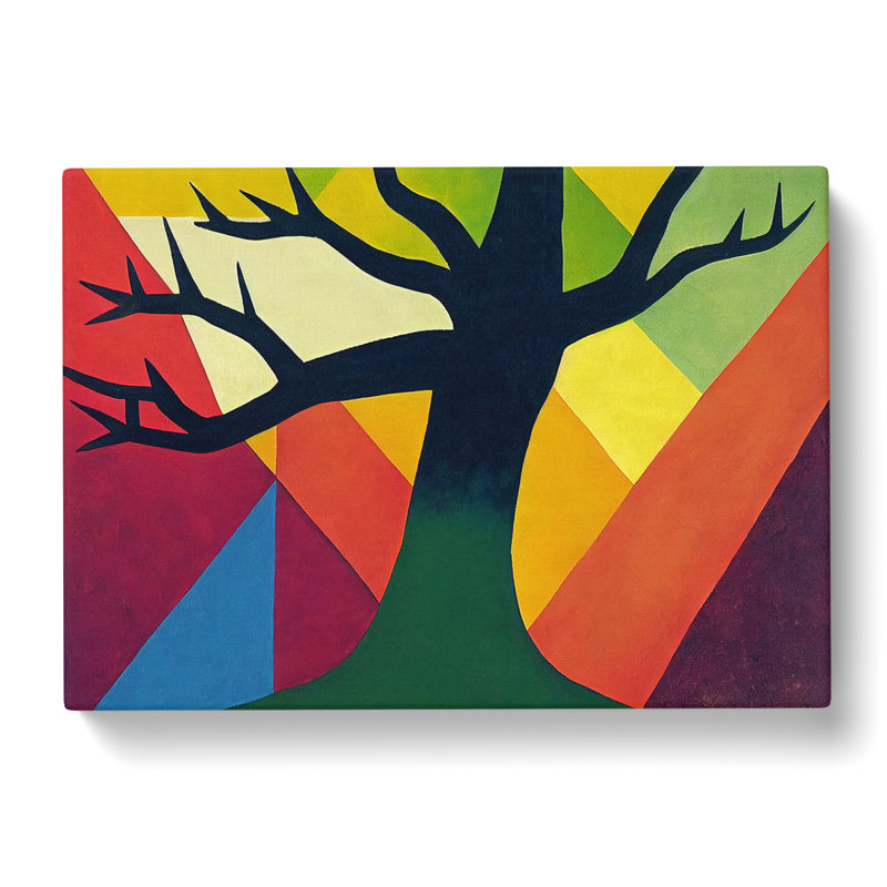 Handsome Abstract Tree - Wrapped Canvas, 35cm H x 50cm W x 3cm D