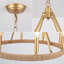 Lustre en roue de chariot à 8 lumières Hendon-313718521-271641030