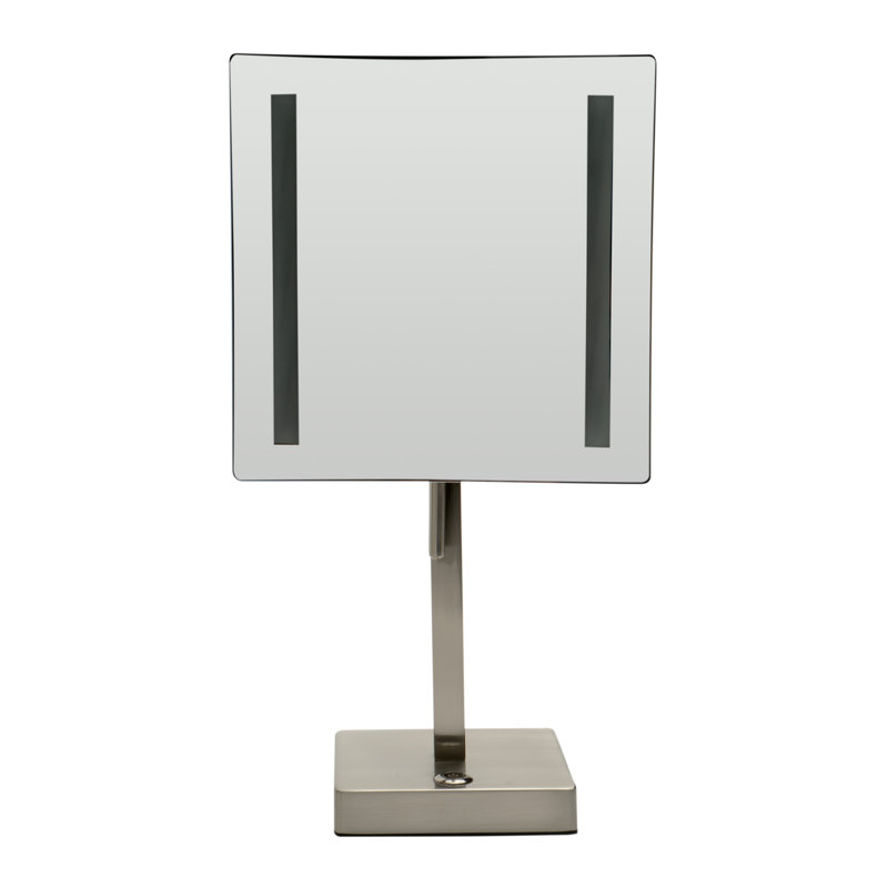 Concave Mirror, Brushed Nickel