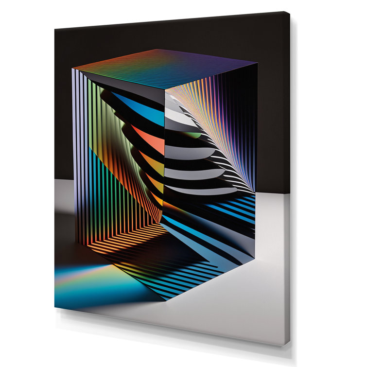 Ebern Designs Structural Geometry Architecture I On Canvas Print ...