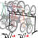 Ravinath Steel Free-standing Adjustable Bike Rack, 5 Bikes, Adjustable Bicycle Parking Rack
