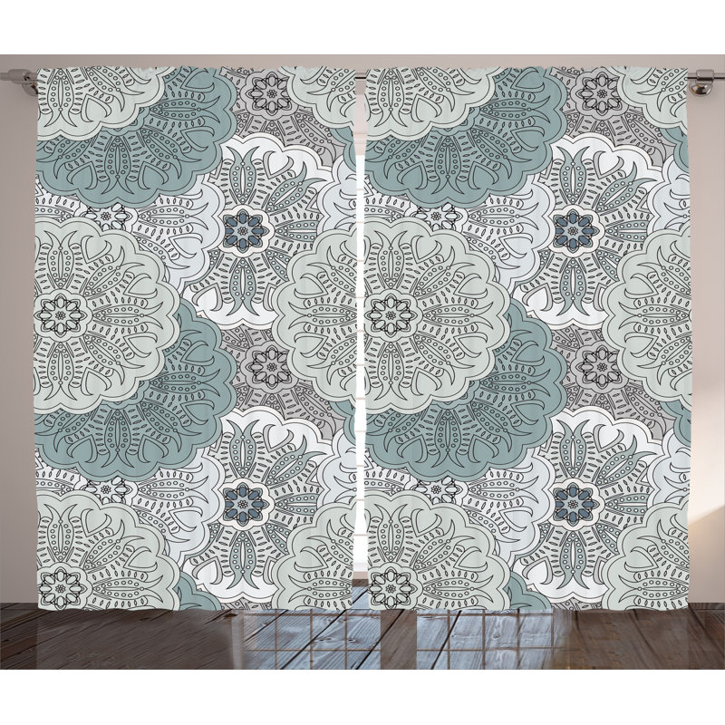 Semi Sheer Curtain Pair, 54" W x 84" L