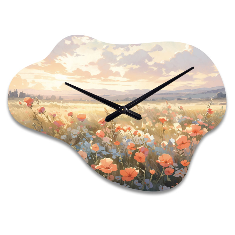 Horloge murale 3D Coral, Grand