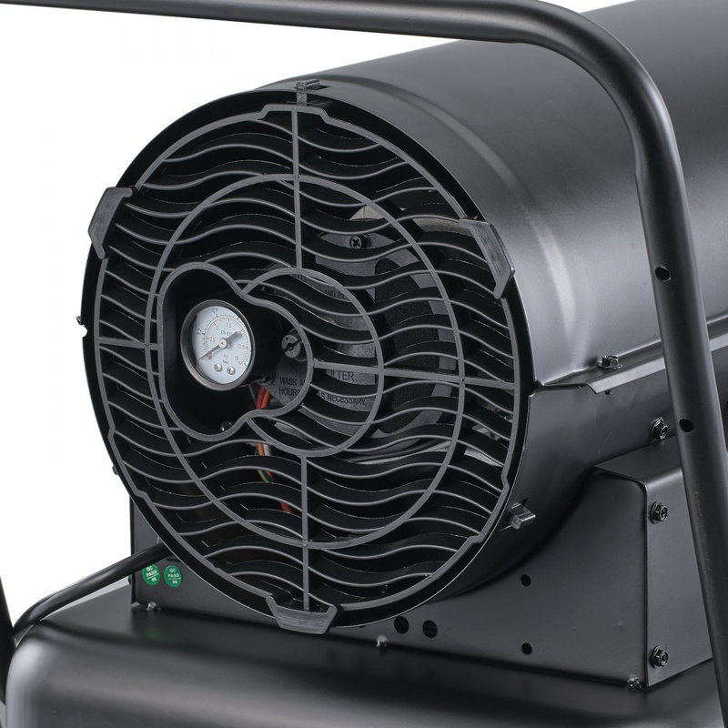 Kerosene Forced Air Heater, 215000 BTU Portable Torpedo Diesel Space Heater with Thermostat, 13.2 Gallon Tank Energy-Efficient heavy-duty Heater, for Indoor Outdoor Use Workshop Industry