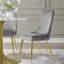 Chaise d'appoint rembourrée en velours-442841005