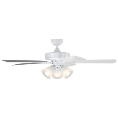 Ventilateur de plafond d'intérieur à DEL blanc de 52 po Westinghouse