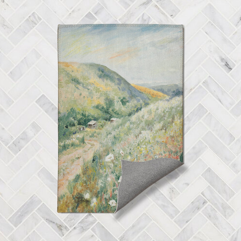 Spring In The Hills Chenille Indoor Rug, Rectangle 4' x 6'