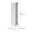 Benicio Freestanding Linen Accent Tower Cabinet with Faux Louvered Doors and Adjustable Shelf-857549542