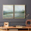 Impression encadrée Azure Valley I-Premium - prête à être accrochée - aucun clou requis - aucun clou requis-1896717045-1896717042