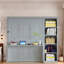 Lit escamotable avec bureau et tablettes Murphy-819987288-819987289