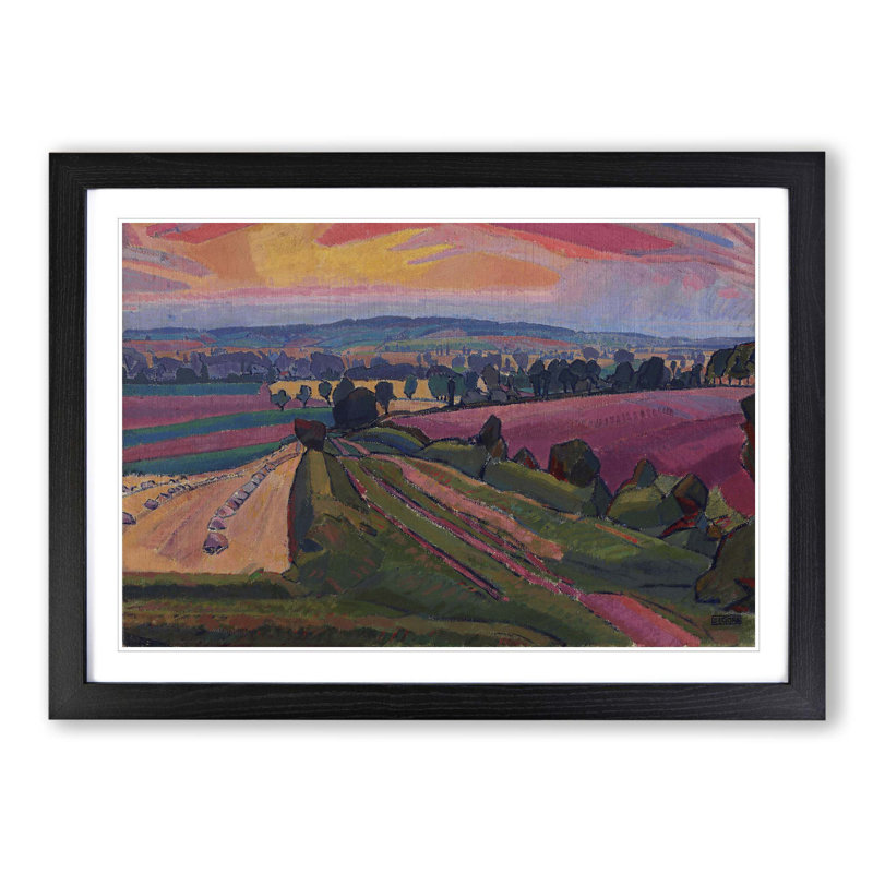Spencer Gore - Single Picture Frame Painting, Black