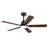 Smart Indoor/Outdoor Ceiling Fan With Light, Dual Finish Black/Walnut 6-Blade, Remote Control, Dimmable Led, 6-Speed Quiet Dc Motor, Reversible-1546432494