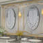 Iva Glass Oval Wall Mirror