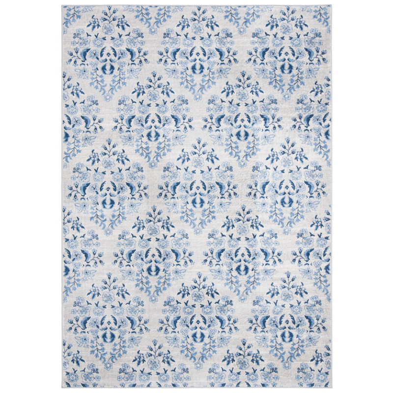 Aguiar Performance Floral Rug, Rectangle 3' x 5'