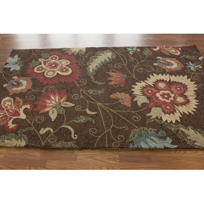 Giannetto Hand Hooked Floral Rug