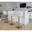 Tabouret de bar contemporain réglable avec pivot-163653893