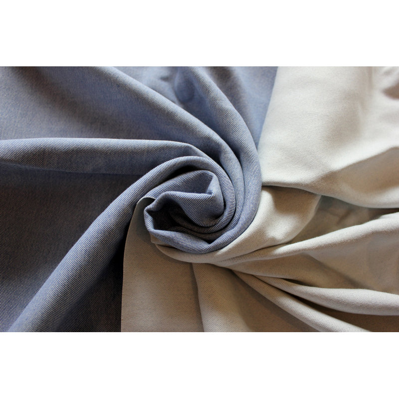 Uni Collection Light 100% Cotton Opaque Pinch Pleat Single Curtain Panel, 142cm wide x 295cm high, Royal blue