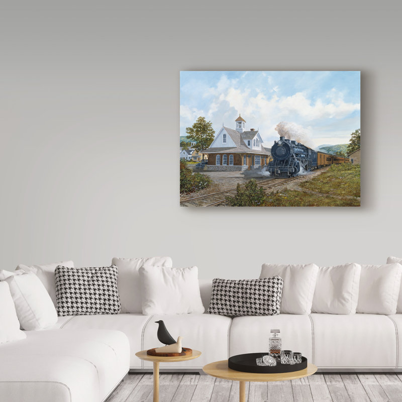 Jack Wemp Locomotive Gallery-Wrapped Canvas Art 18" x 24"