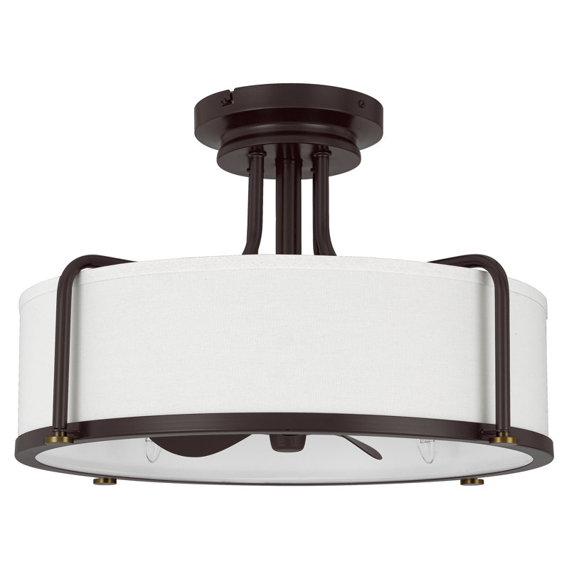 Herkus 12'' Ceiling Fan with Light Kit