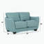 Causeuse en cuir Watery