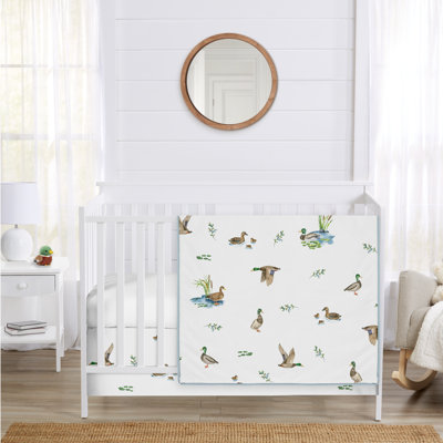Mallard Duck 3 Piece Crib Bedding Set by Sweet Jojo Designs