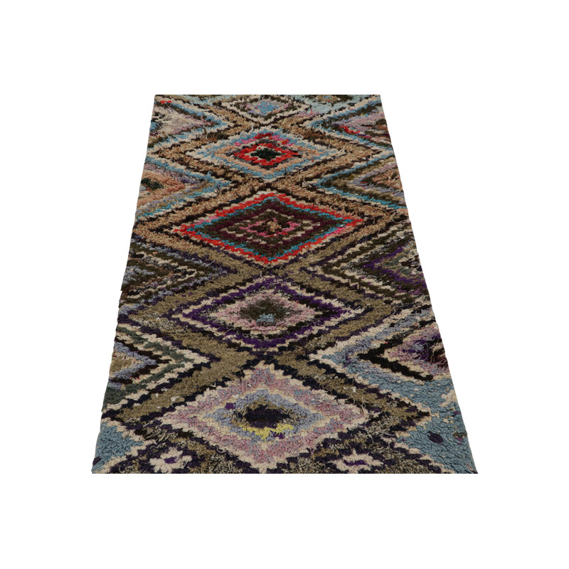 Wool Argyle Area Rug
