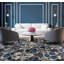 Shibori Hand Knotted Wool Area Rug-1932278029