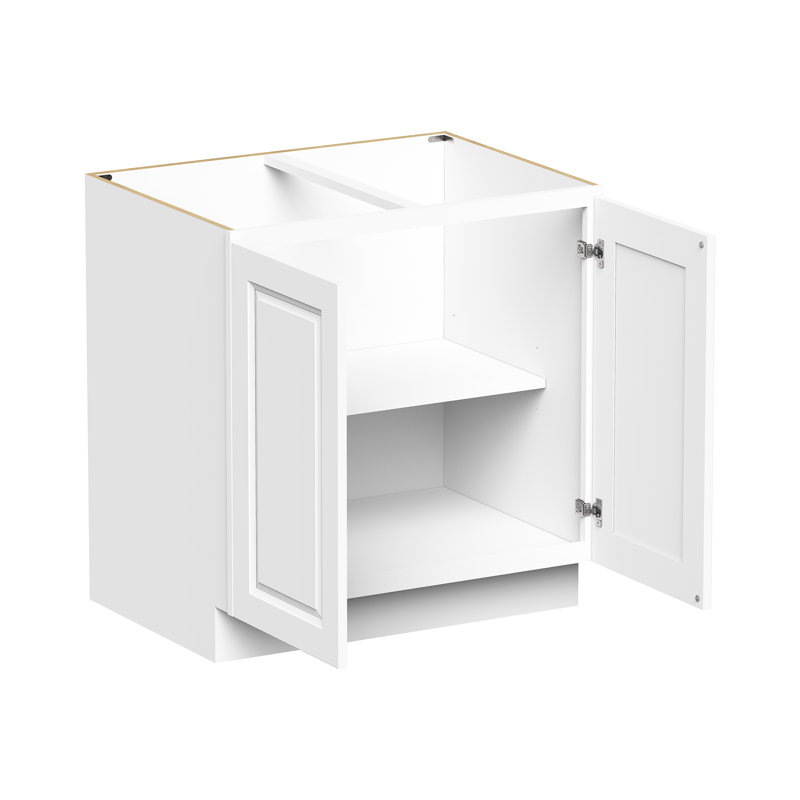Armoire de cuisine à porte pleine grandeur L 33 po x P 24 po x H 34,5 po prête à assembler, W33"x D24"x H34.5"