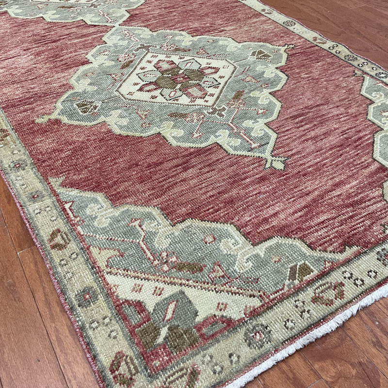 Dakota Fields Handmade Turkish Oushak Wool Runner