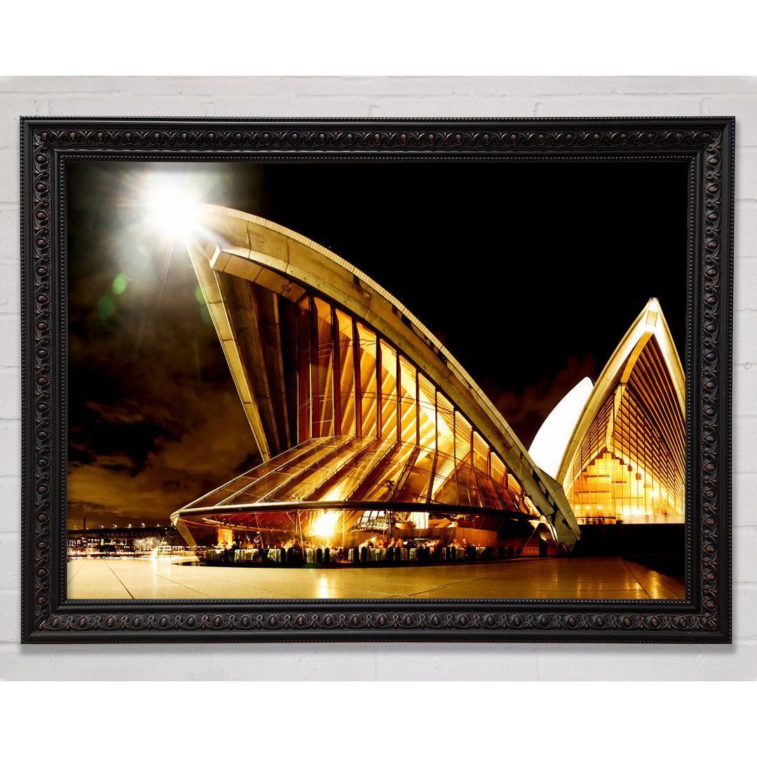 Sydney Opera House Silveren Glow - Druck