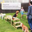 56cm H Panel Solid Wood Dog Agility