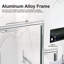Porte de douche coulissante double semi-sans cadre-127317886