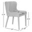 Chaise en cuir brun clair Nolan Slope