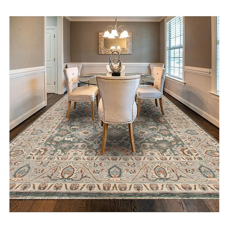 Tapis rectangulaire en laine Shangri-la, Rectangle 8' x 10'