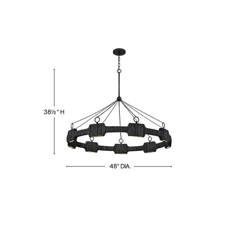 Raffi Steel Dimmable LED Other Chandelier