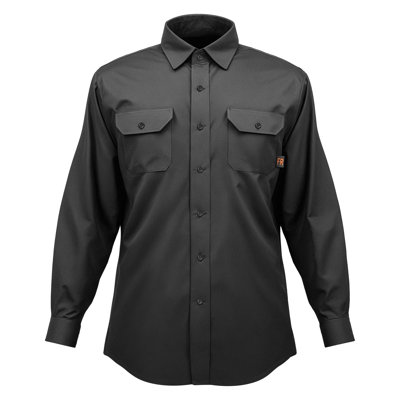 Flame Resistant Welding Jacket, 7oz. FR Shirts for Men, Machine Washable Cotton Heat-Resistant Welding Shirt, Meets ATPV 9.2 Cal/cm² Arc Rating - XXL Size