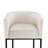 27''Upholstered Counter Stool with Curved Barrel Back, U-Shaped Metal Base, and Footrest-744795756