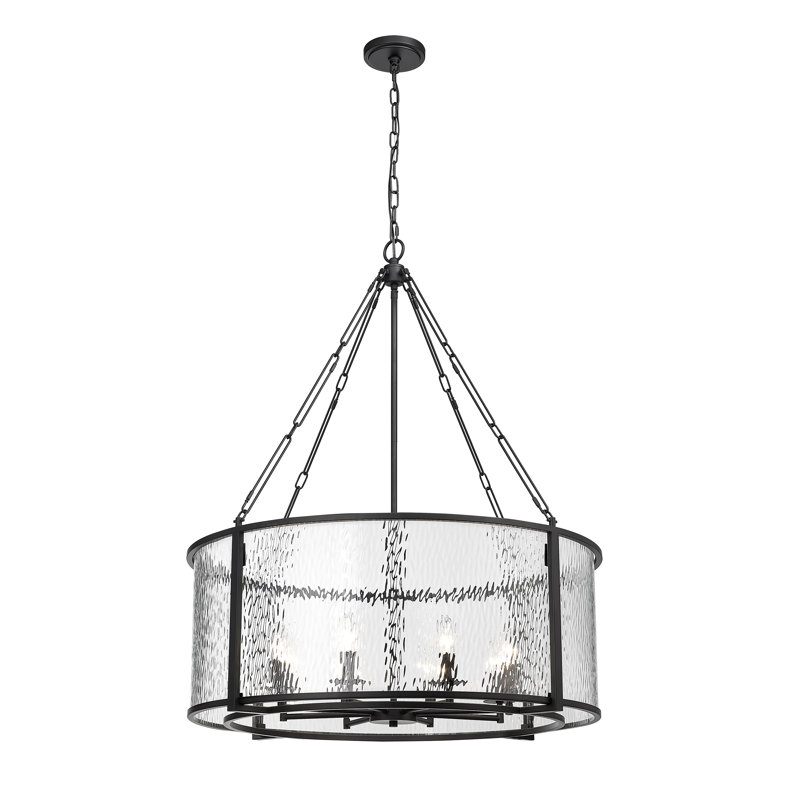 Luminaire suspendu tambour 8 lumières